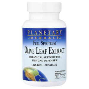 Full Spectrum™, экстракт листьев оливкового дерева, 825 мг, 60 таблеток — Planetary Herbals