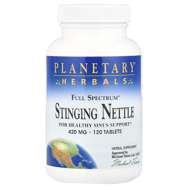 ptf10477_v_48.jpg Full Spectrum™, крапива двудомная, 420 мг, 120 таблеток — Planetary Herbals