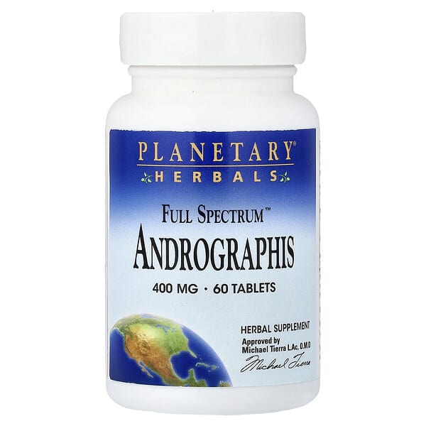 ptf10487_v_30.jpg Full Spectrum™, андрографис, 400 мг, 60 таблеток — Planetary Herbals