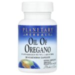 Масло орегано, 45 мг, 30 вегетарианских капсул — Planetary Herbals