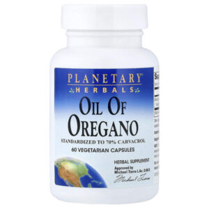 масло орегано, 60 вегетарианских капсул (45 мг в 1 капсуле) — Planetary Herbals