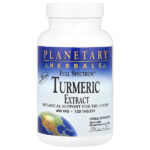 Экстракт куркумы Full Spectrum™, 450 мг, 120 таблеток — Planetary Herbals