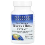 Full Spectrum™, экстракт родиолы розовой (Rhodiola rosea), 120 таблеток (327 мг в 1 таблетке) — Planetary Herbals