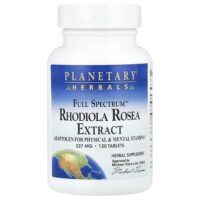Full Spectrum™, экстракт родиолы розовой (Rhodiola rosea), 120 таблеток (327 мг в 1 таблетке) — Planetary Herbals