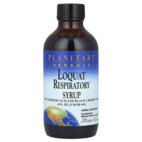 Респираторный сироп из мушмулы, 118,28 мл (4 жидк. унц.) — Planetary Herbals
