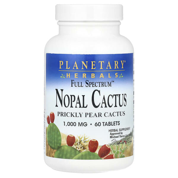 ptf10575_v_38.jpg Full Spectrum™, кактус, 60 таблеток — Planetary Herbals