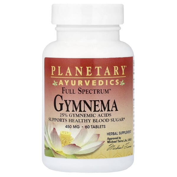 ptf10605_v_8.jpg Full Spectrum™, джимнема, 450 мг, 60 таблеток — Planetary Herbals