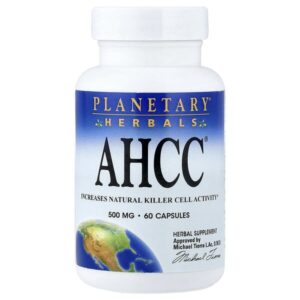 AHCC®, 500 мг, 60 капсул — Planetary Herbals