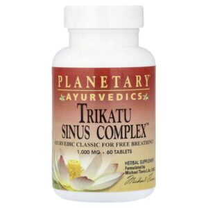 Ayurvedics, Trikatu Sinus Complex™, 60 таблеток — Planetary Herbals