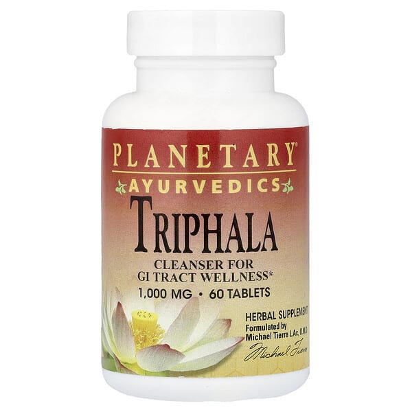 ptf10628_v_8.jpg Ayurvedics, трифала, 60 таблеток — Planetary Herbals
