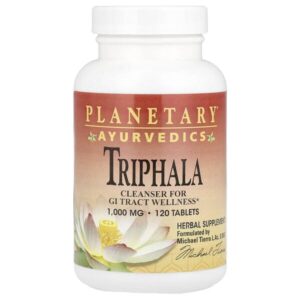 Ayurvedics, трифала, 120 таблеток — Planetary Herbals