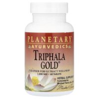 Ayurvedics, Triphala Gold®, 60 таблеток — Planetary Herbals