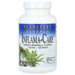 Inflama-Care™, комплекс из куркумы и босвеллии, 120 таблеток — Planetary Herbals