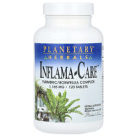 Inflama-Care™, комплекс из куркумы и босвеллии, 120 таблеток — Planetary Herbals