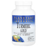 Turmeric Gold™, 500 мг, 120 капсул — Planetary Herbals