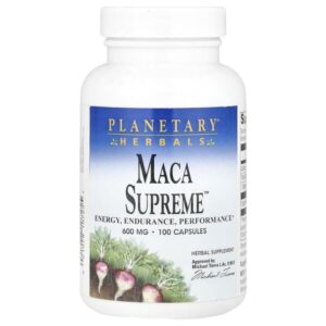Maca Supreme™, 600 мг, 100 капсул — Planetary Herbals