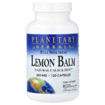 Лимонная мелисса Full Spectrum™, 500 мг, 120 капсул — Planetary Herbals