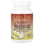 Ayurvedics, Full Spectrum™, шатавари, 500 мг, 120 таблеток — Planetary Herbals