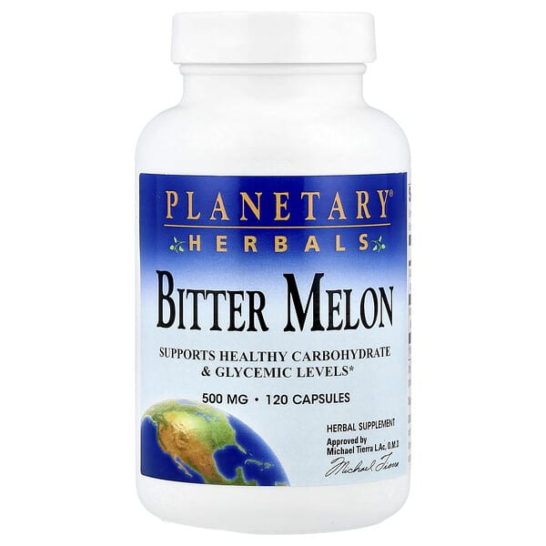 ptf10742_v_24.jpg Горькая дыня, 1000 мг, 120 капсул (500 мг на капсулу) — Planetary Herbals