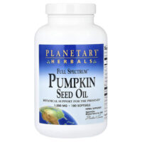 масло семян тыквы Full Spectrum™, 1000 мг, 180 капсул — Planetary Herbals
