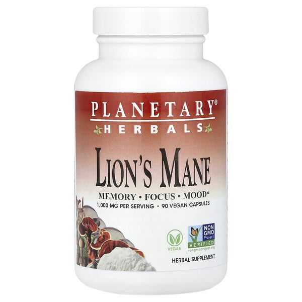 ptf10781_v_8.jpg Lion's Mane, 90 веганских капсул (500 мг на капсулу) — Planetary Herbals