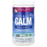 CALM®, расслабляющая смесь для приготовления напитка, малина и лимон, 453 г (16 унций) — Natural Vitality