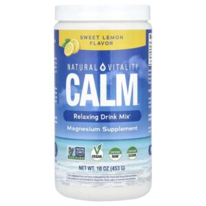 CALM®, смесь для расслабляющих напитков, сладкий лимон, 453 г (16 унций) — Natural Vitality