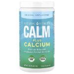 CALM® Plus Calcium, смесь для приготовления напитка, содержащую магний и кальций, оригинальный вкус без добавок, 453 г (16 унций) — Natural Vitality