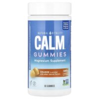 CALM®, жевательные мармеладки с магнием, апельсин, 60 жевательных мармеладок (82,5 мг в 1 жевательной мармеладке) — Natural Vitality