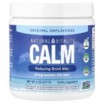 CALM®, смесь для приготовления расслабляющих напитков, оригинальный нейтральный вкус, 227 г (8 унций) — Natural Vitality