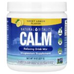 CALM®, смесь для расслабляющих напитков, сладкий лимон, 227 г (8 унций) — Natural Vitality