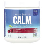 CALM®, смесь для напитков с магнием, вишня, 226 г (8 унций) — Natural Vitality