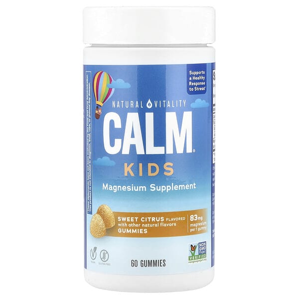 ptg04380_v_24.jpg CALM®, детские жевательные мармеладки, сладкий цитрус, 83 мг, 60 жевательных мармеладок — Natural Vitality