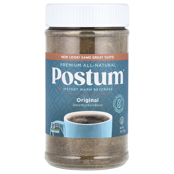 ptm00000_v_16.jpg Postum, Теплый напиток быстрого приготовления, оригинальный, без кофеина, 227 г (8 унций)