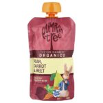Peter Rabbit™ Organics, пюре из органических фруктов и овощей, груша, морковь и свекла, 125 г (4,4 унции) — Pumpkin Tree Organics