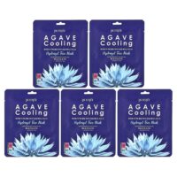 Agave Cooling, гидрогелевая маска для лица, 5 шт. по 32 г (1,12 унции) — Petitfee