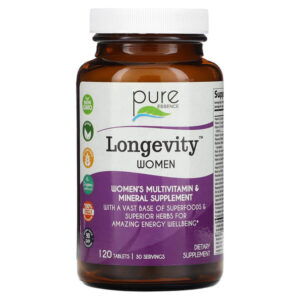 Longevity добавка для женщин, 120 таблеток — Pure Essence