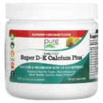 lonic-Fizz™, Super DK Calcium Plus™, малиновый лимонад, 210 г (7,41 унции) — Pure Essence