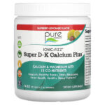 lonic-Fizz™, Super DK Calcium Plus™, со вкусом малинового лимонада, 420 г (14,82 унции) — Pure Essence