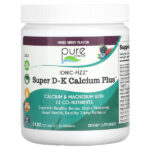 lonic-Fizz™, Super DK Calcium Plus™, со вкусом ягодного ассорти, 420 г (14,82 унции) — Pure Essence