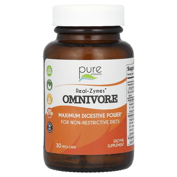 pur90401_v_8.jpg Real-Zymes, Omnvore, 30 растительных капсул — Pure Essence