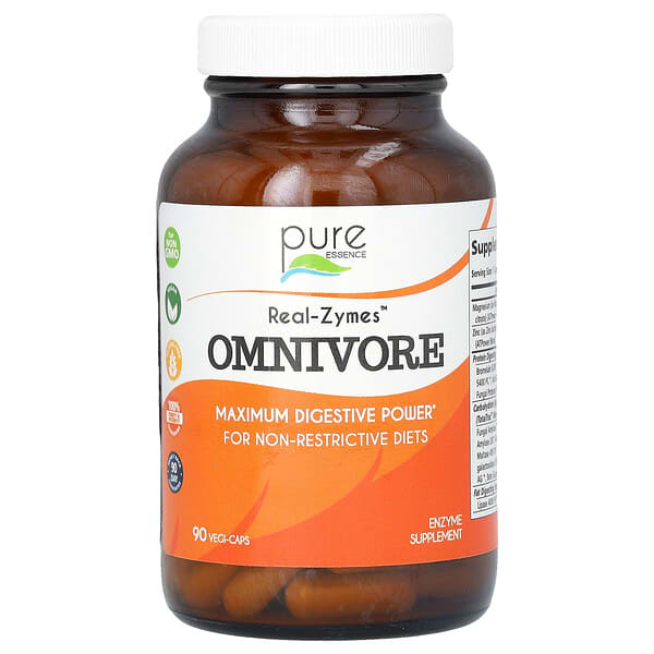 pur90403_v_19.jpg Real-Zymes, Omnvore, 90 растительных капсул — Pure Essence