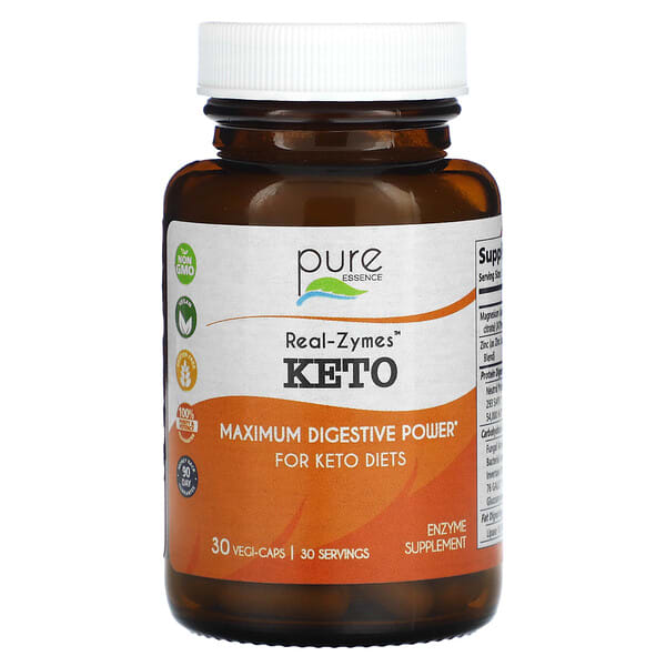 pur90501_v_8.jpg Real-Zymes, кето, 30 растительных капсул — Pure Essence