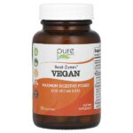 Real-Zymes, веганский продукт, 30 растительных капсул — Pure Essence