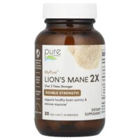 MyPure™, ежовик гребенчатый 2X, 500 мг, 30 растительных капсул — Pure Essence
