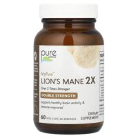 MyPure™, ежовик гребенчатый 2X, 500 мг, 60 растительных капсул — Pure Essence