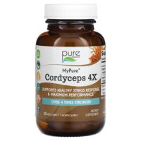 MyPure, кордицепс 4X, 30 растительных капсул — Pure Essence