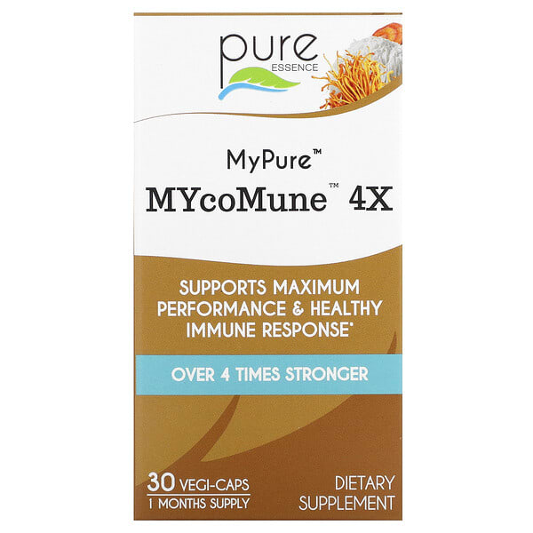 pur92301_v_20.jpg MyPure™ MYcoMune™ 4X, 30 растительных капсул — Pure Essence