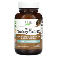 MyPure, трутовик разноцветный 4X, 30 растительных капсул — Pure Essence