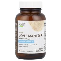MyPure™, Lion's Mane 8X, максимальная сила действия, 30 растительных капсул — Pure Essence